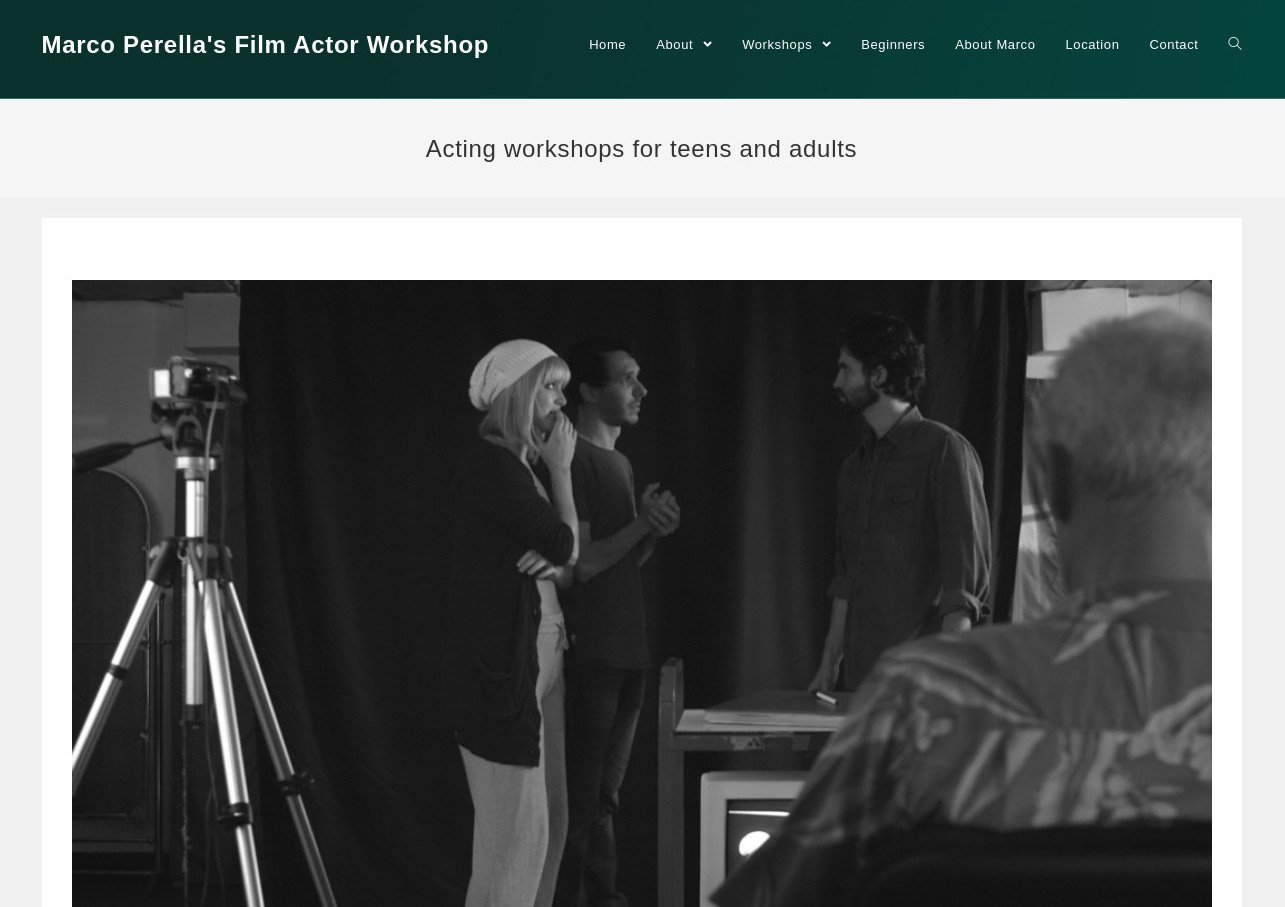 Actor Workshop