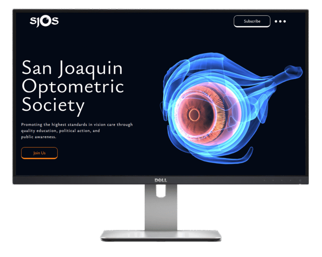 San Joaquin Optometric Society website